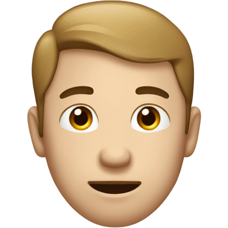 emoji of a man with his hand on his heart, eyes closed, head tilted slightly forward emoji