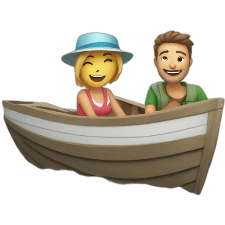 Chat sur bateau emoji