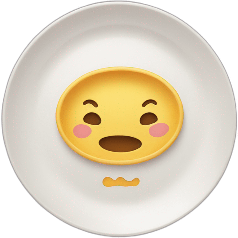 cute plate emoji