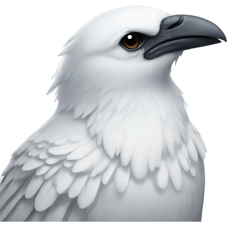 white crow emoji