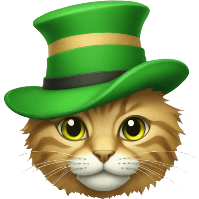 the cat in the green hat emoji