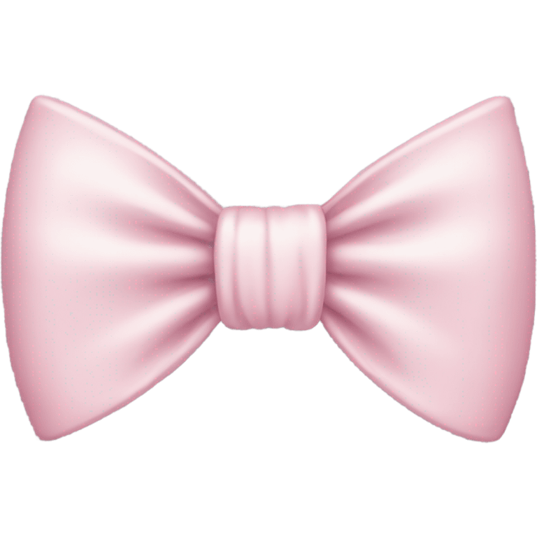 pale pink bow with skull in the middle emoji