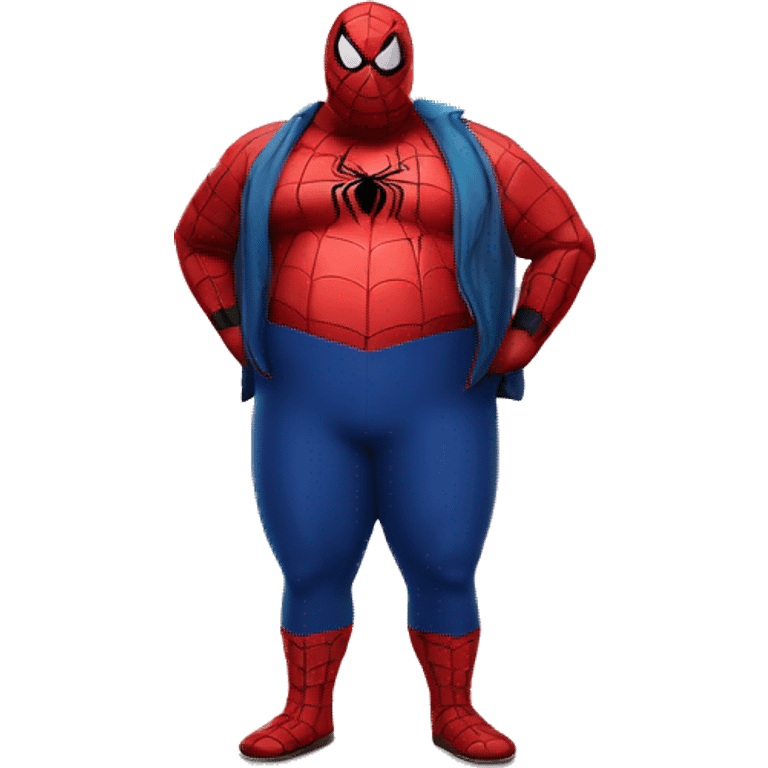 Fat fat fat spiderman emoji