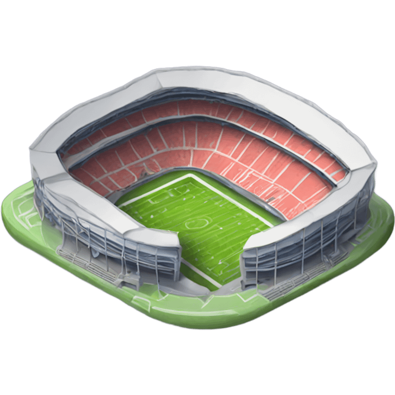 Extremely small stadium  emoji