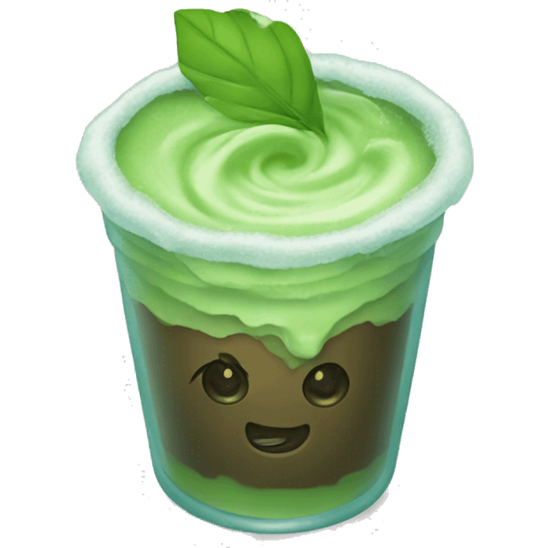 iced matcha  emoji