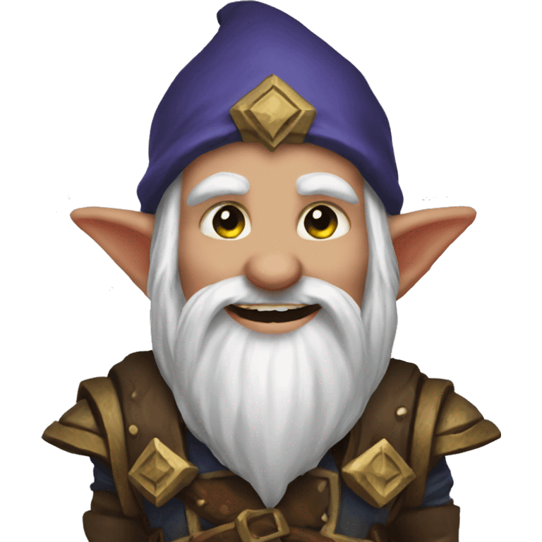 world of warcraft gnome happy emoji