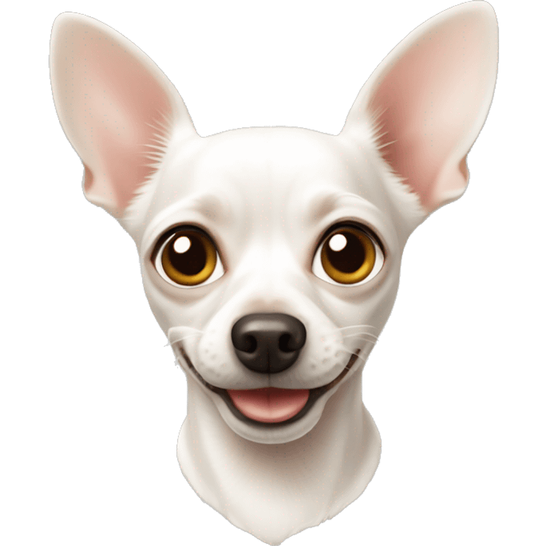 White Chihuahua dachshund emoji