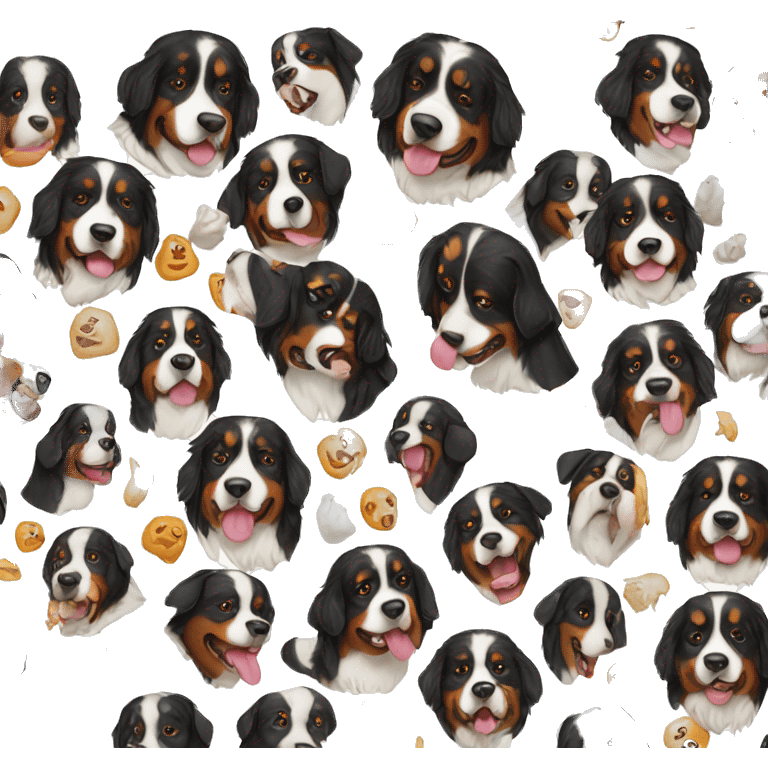 Bernese mountain dog emoji