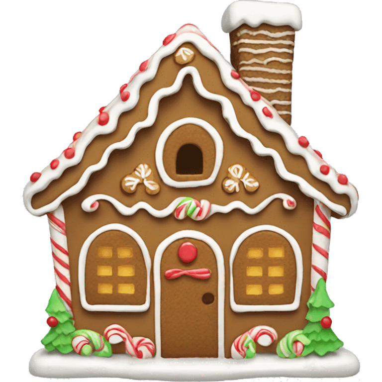 gingerbread house emoji