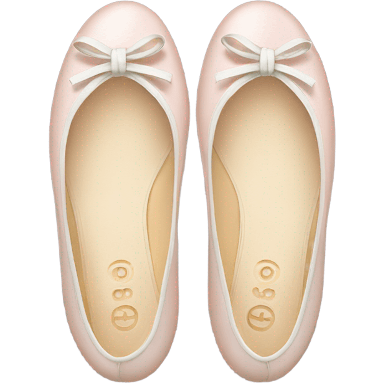 Chanel ballet flats emoji