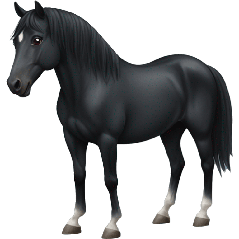 black horse emoji