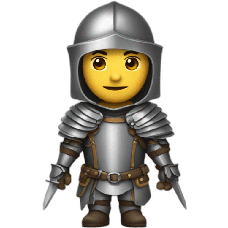 Computer programmer knight emoji