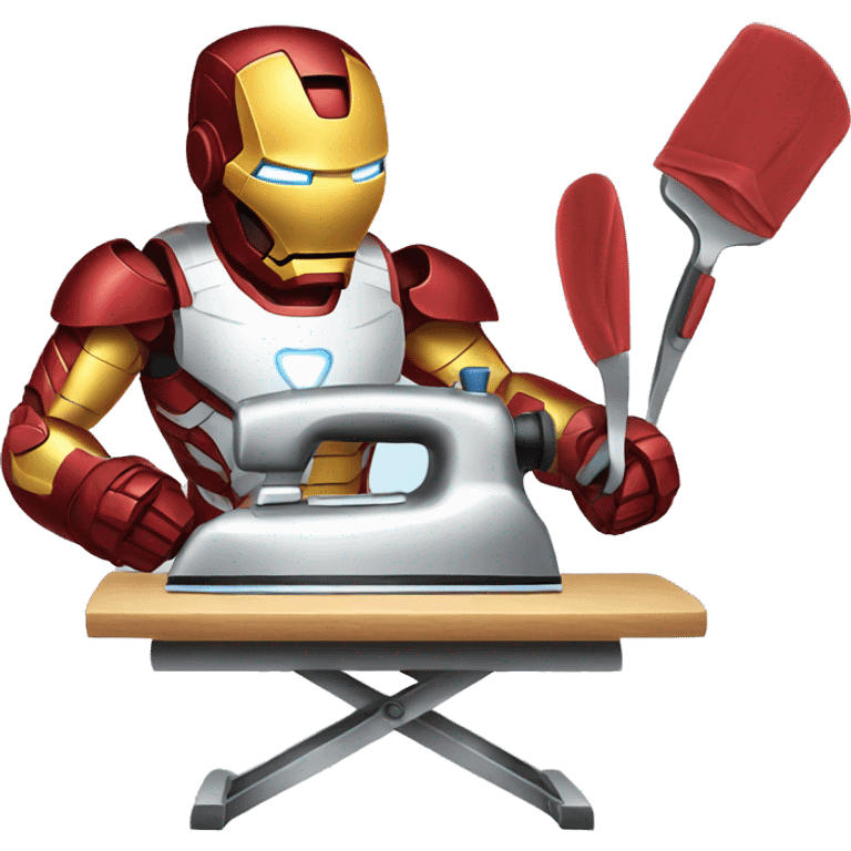 iron man ironing emoji