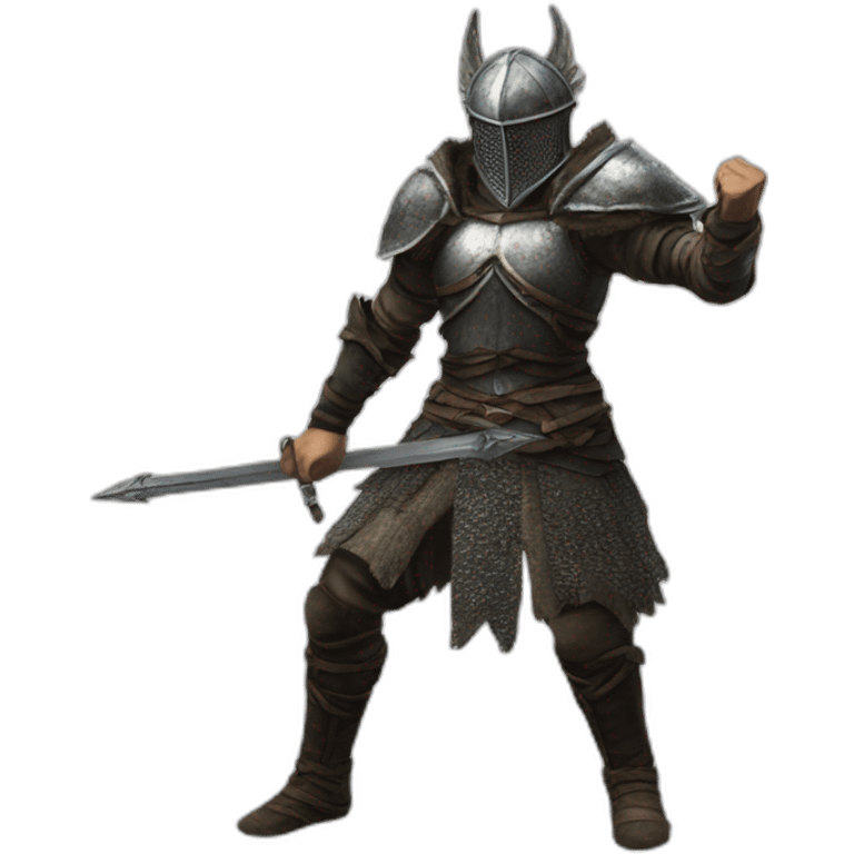 Dancer of the boreal valley from dark souls emoji