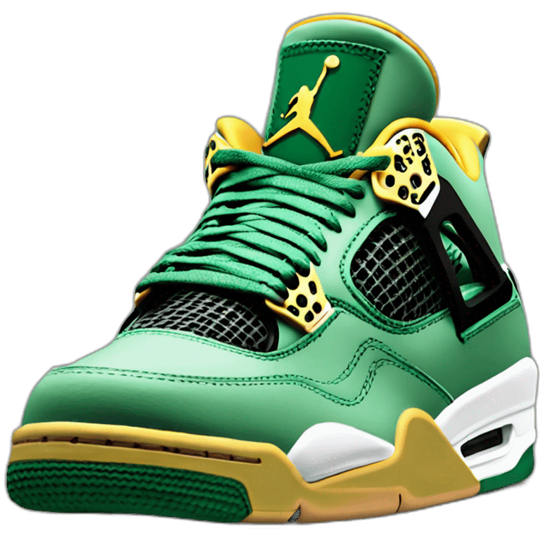 Jordan 4 sb pine Green  emoji