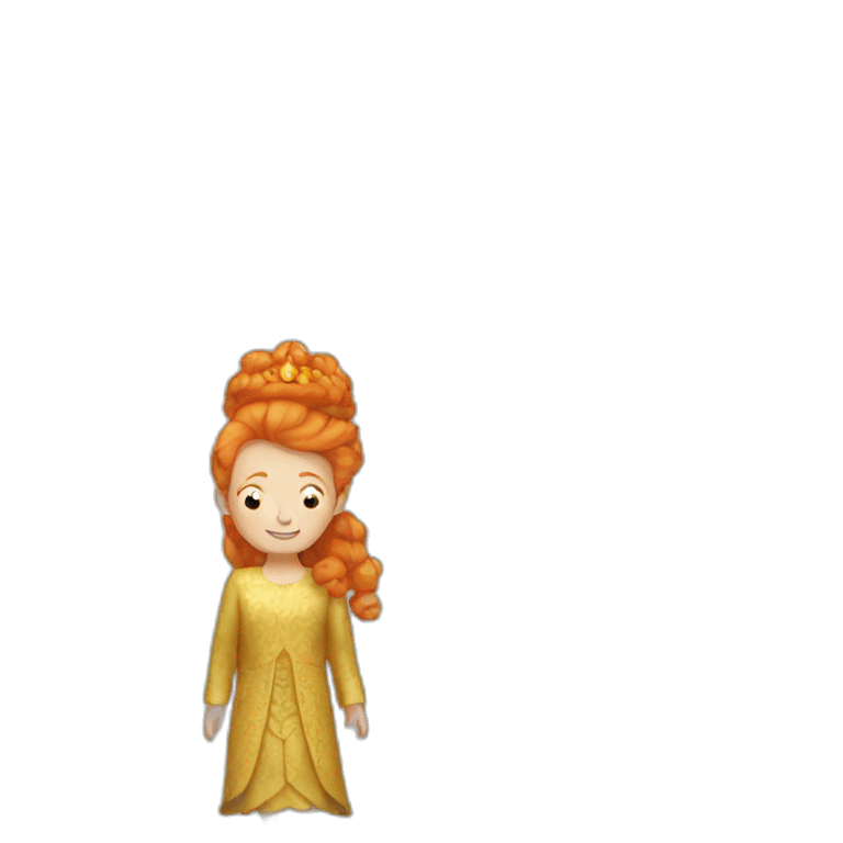 Ginger queen emoji