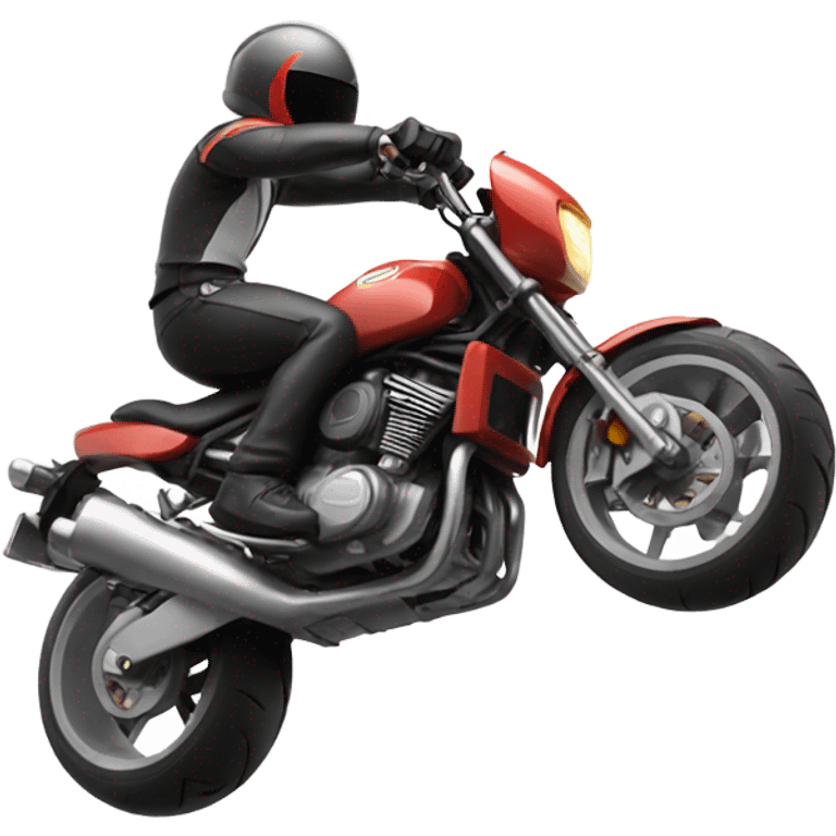 motorcycle wheelie  emoji