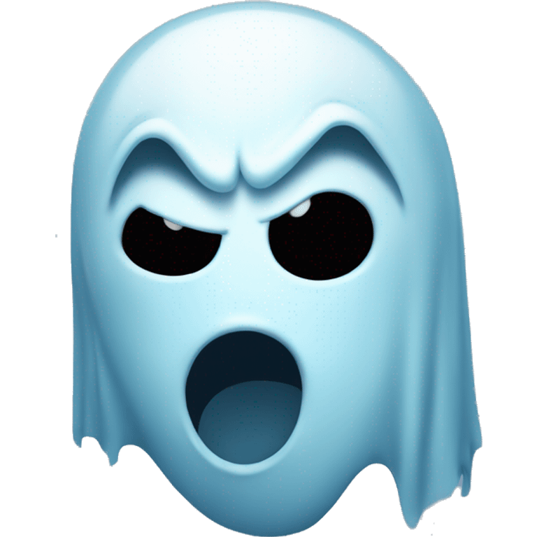 ghost face with bloo emoji