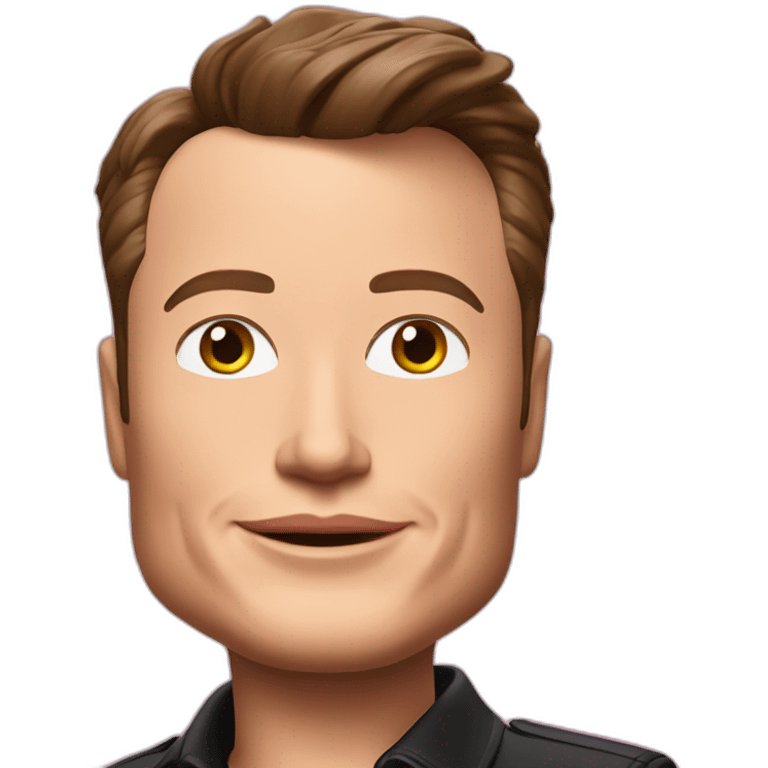 Elon musk in barbie emoji