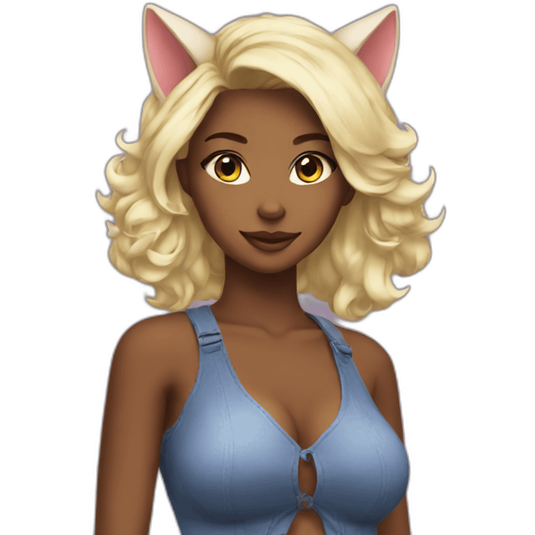 hot catgirl emoji