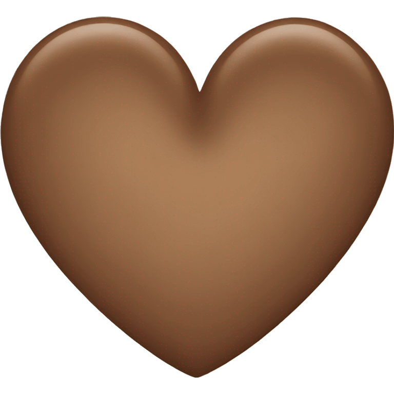 heart brown emoji