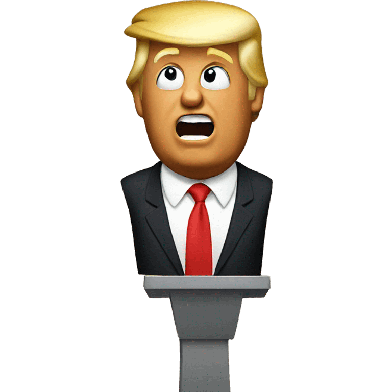 donald trump singing emoji