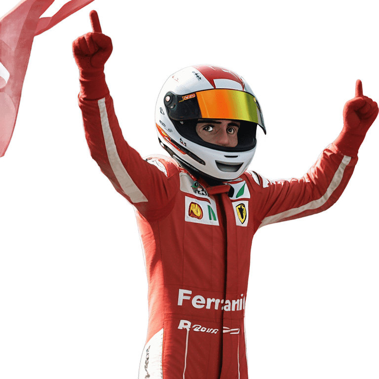 Charles Leclerc winning the f1 Monaco go emoji