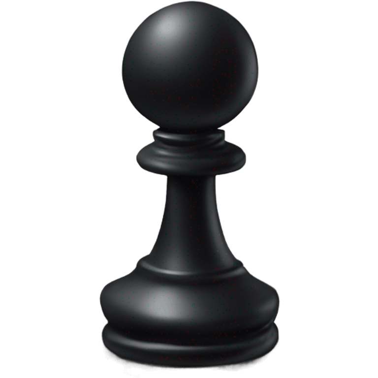 a black chess pawn with laser eyes emoji