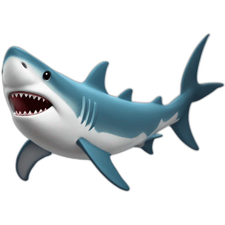 Un requin qui danse emoji