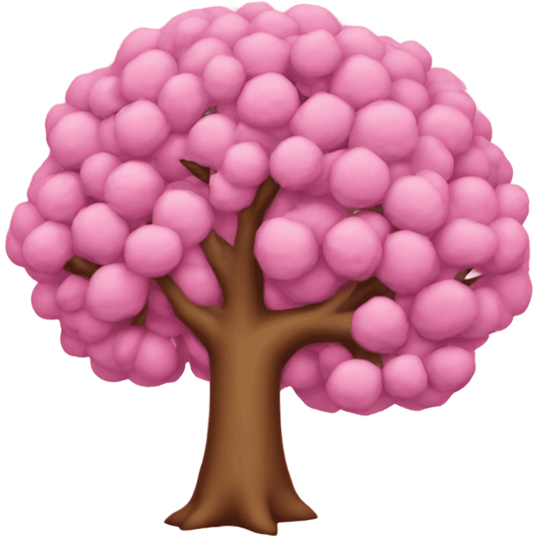 Árbol rosado emoji