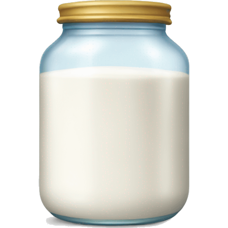 milk in jar emoji