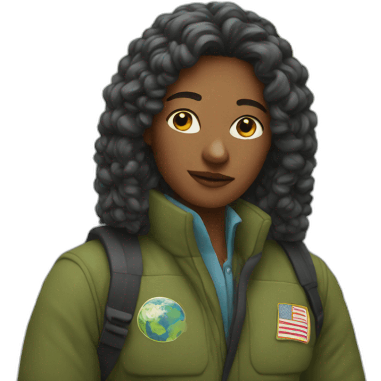 climate activist working in local politics emoji