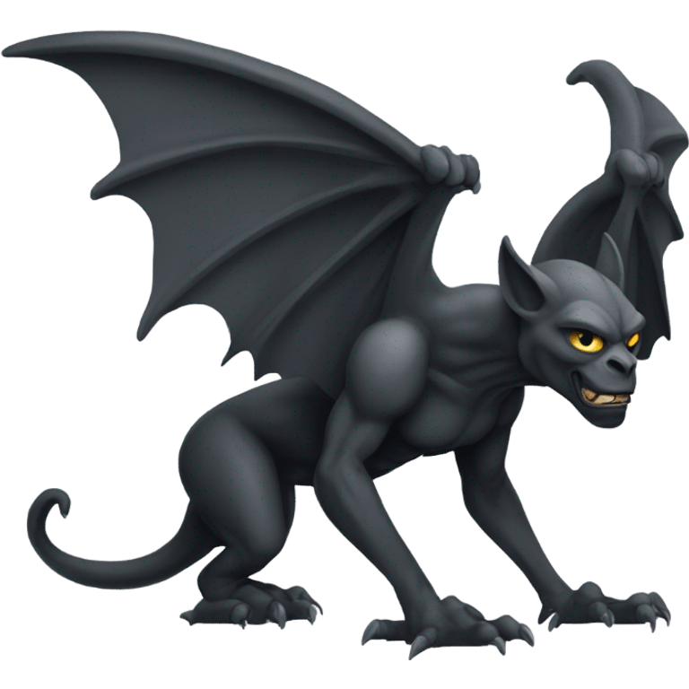 black gargoyle emoji