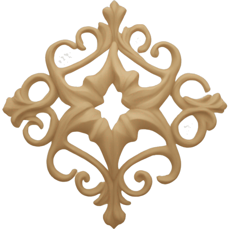 beige ornament emoji