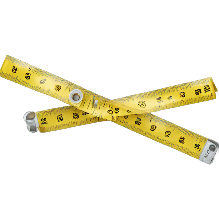 Tape measure for waist  emoji