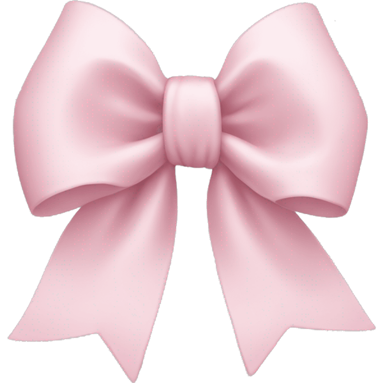 Light pink bow emoji