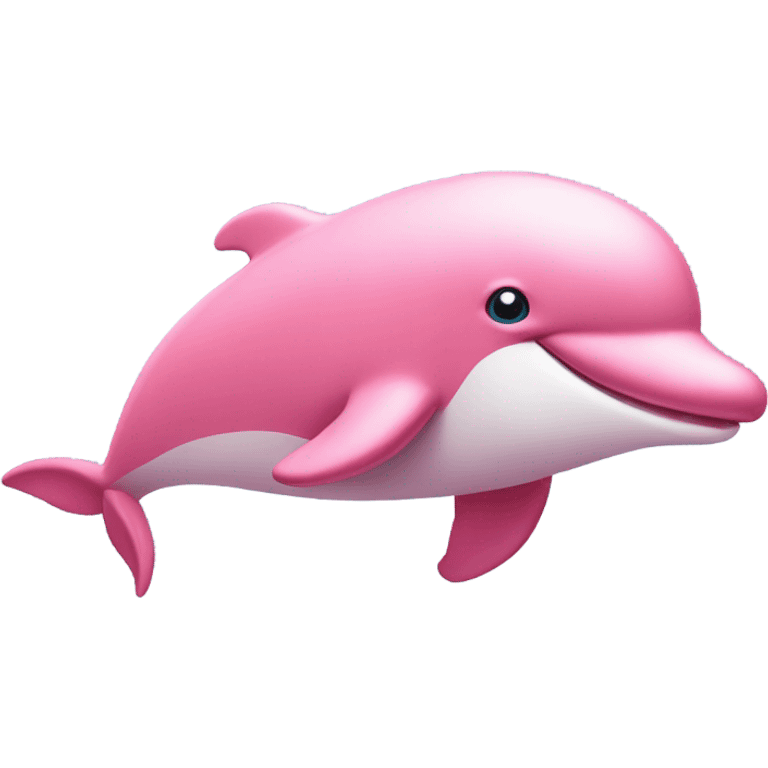 Pink dolphin emoji