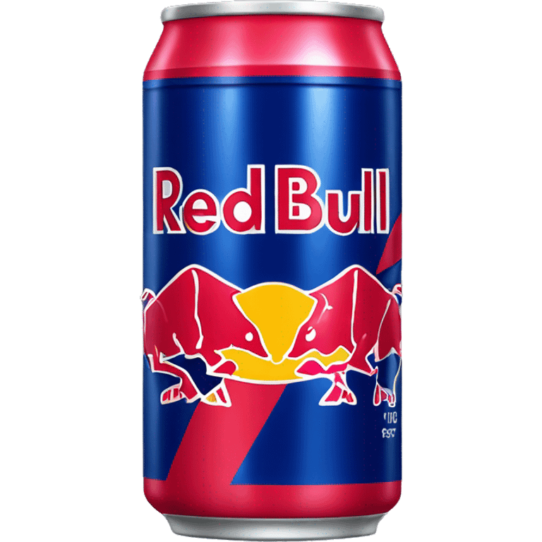 Sugar free Red Bull can energy drink emoji