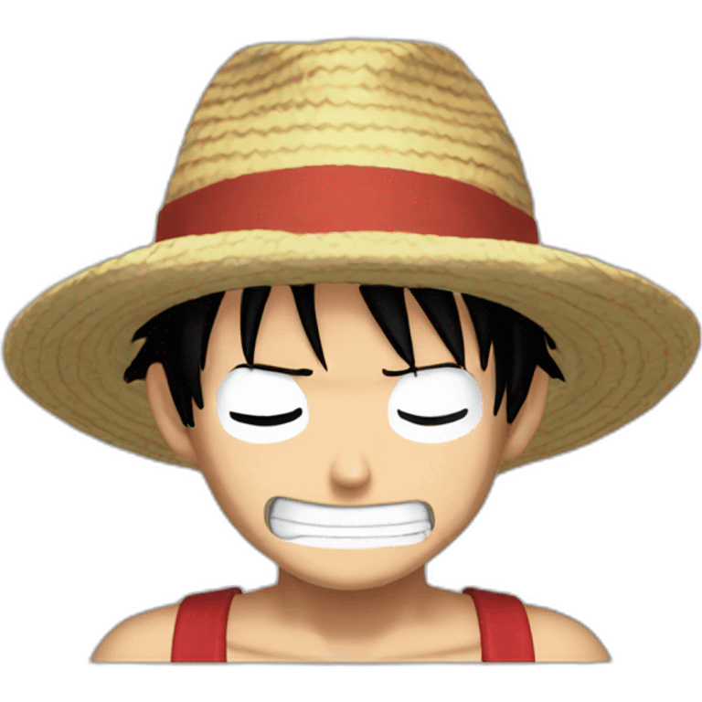 Luffy qui pleure emoji