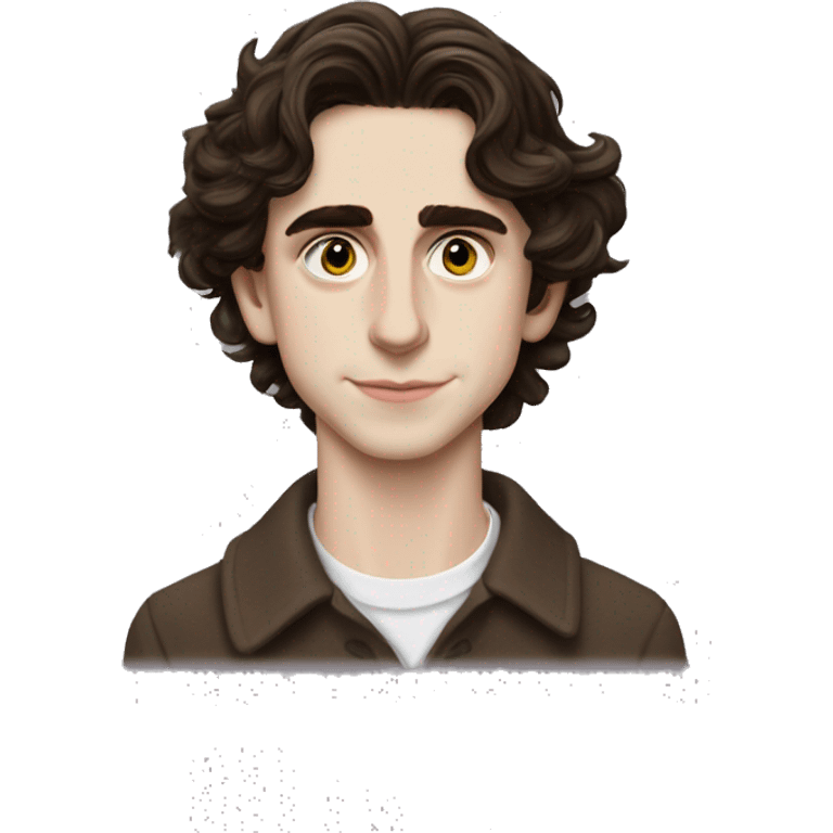 timothee chalamet in 'the french dispatch' emoji