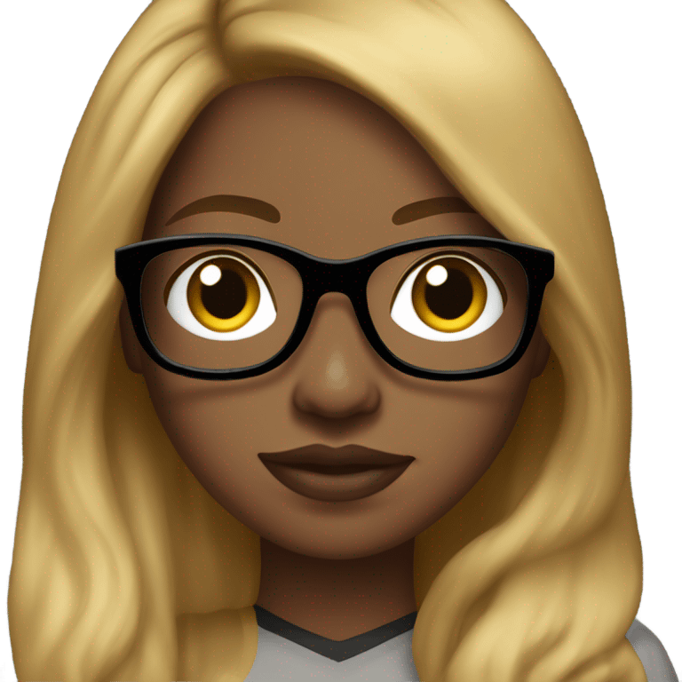 steelers nfl jersey light brown girl with long blonde brown hair freckles and light colored glasses emoji