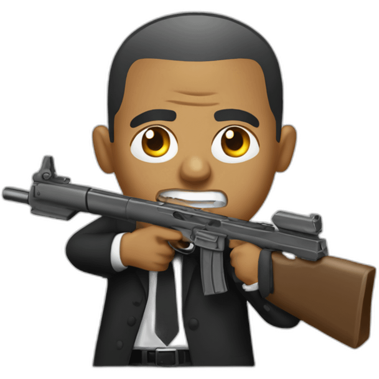 obama-with-a-gun emoji