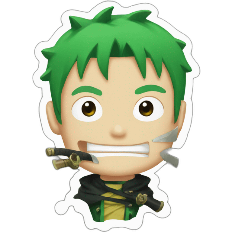 zoro one piece  emoji