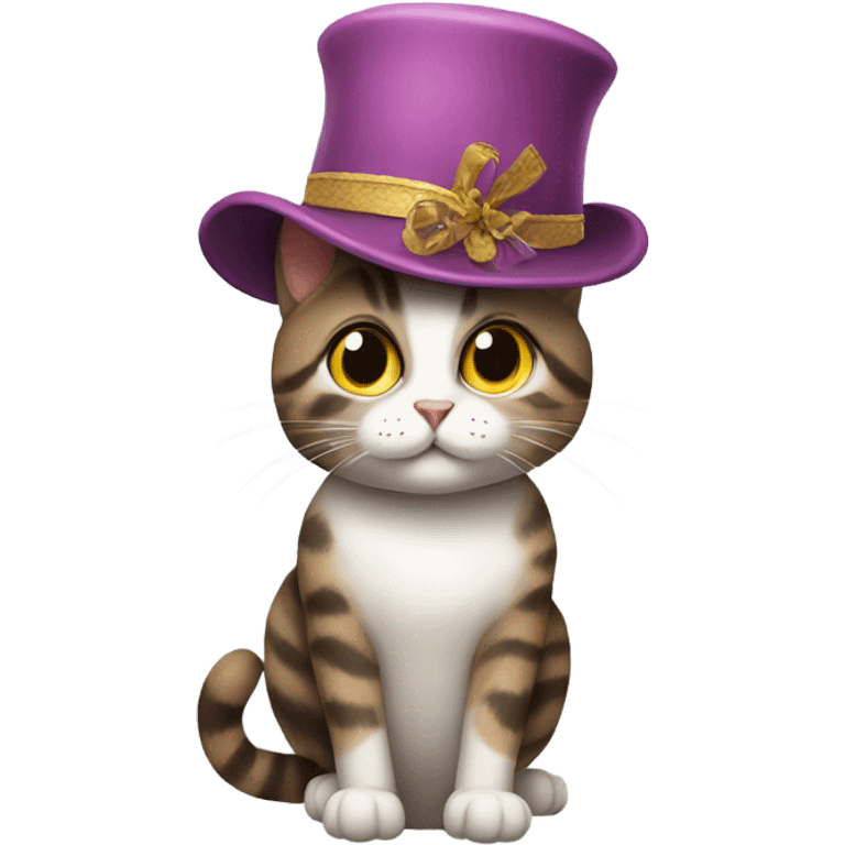 Cat in a hat  emoji