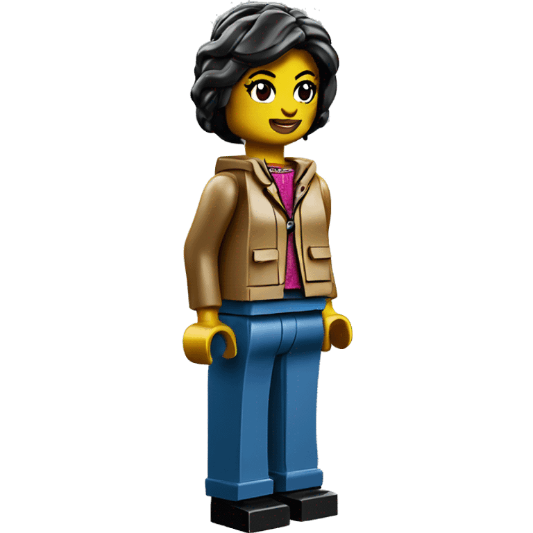 Lego figure girl emoji