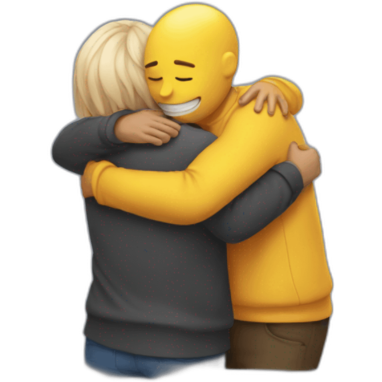 Hug emoji