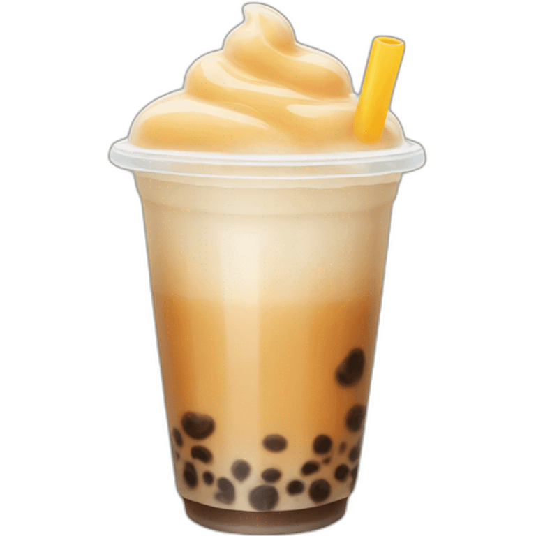 Machiato bubble tea emoji