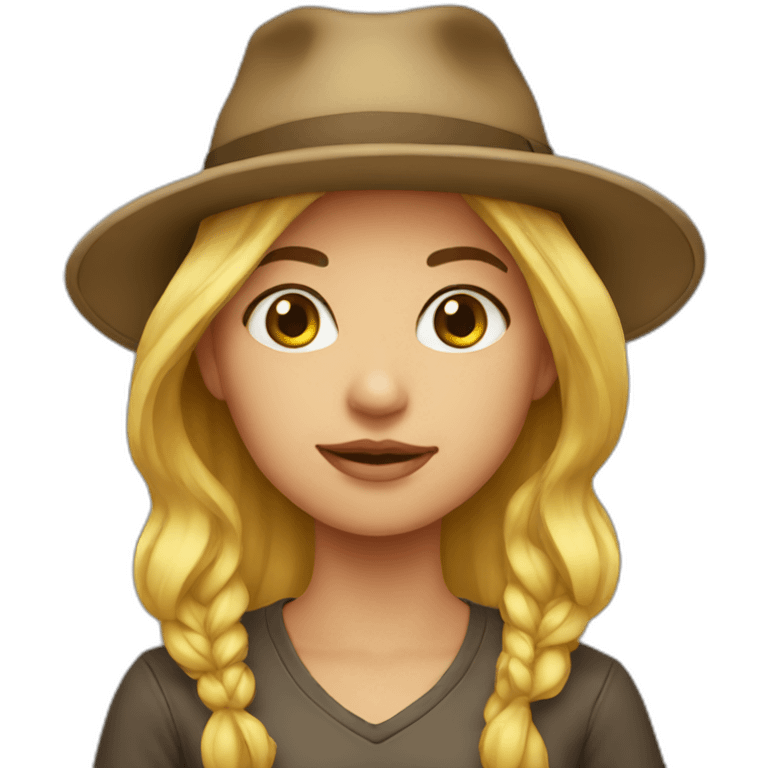 girl-with-hat emoji