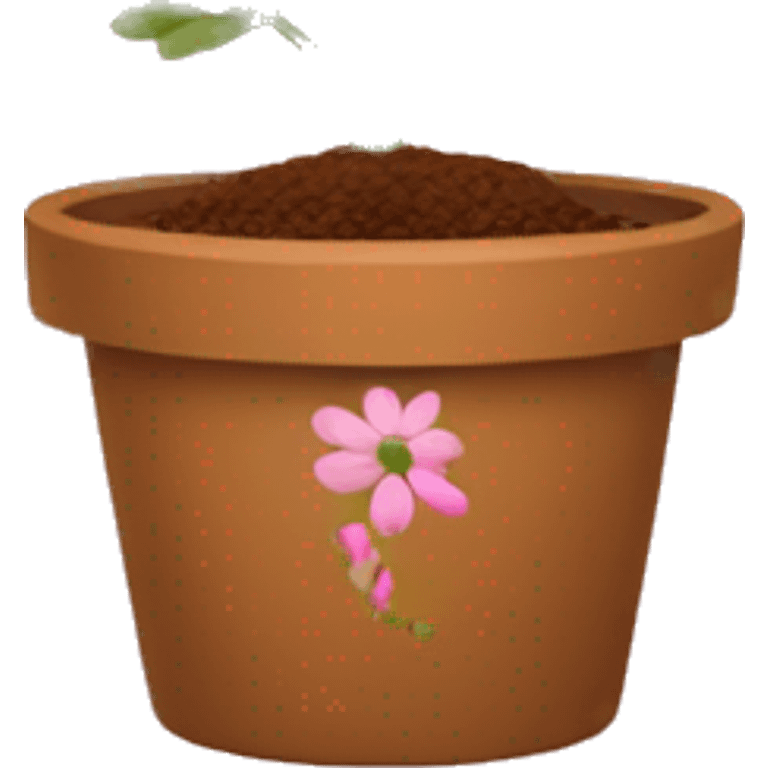 Medicinal plants with pink background emoji