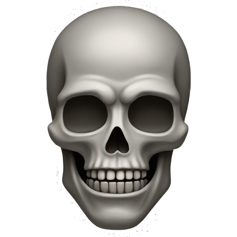 skull stone head emoji